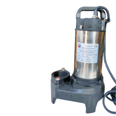 KAMU KAS-400VM MANUAL SUBMERSIBLE PUMP - Flow: 250/min / Head 9Mete REDUCING 6M Cable (2" - 400W x 240V)