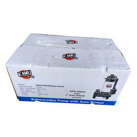 KAMU KAS-400VM MANUAL SUBMERSIBLE PUMP - Flow: 250/min / Head 9Mete REDUCING 6M Cable (2
