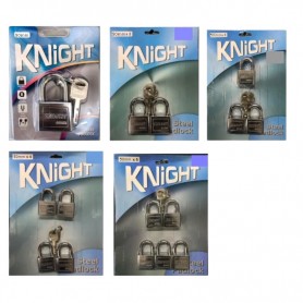 KNIGHT KEY ALIKE PAD LOCK SET 50mm