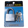 MAX CHROME PAD LOCK LOC-CP40 LOC-CP50