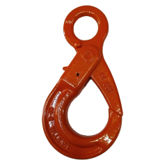 GR80 ALLOY SWIVEL EYE SELF LOCKING HOOK (SLE TYPE) - ORANGE