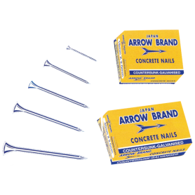 ARROW CONCRETE NAIL - WHITE
