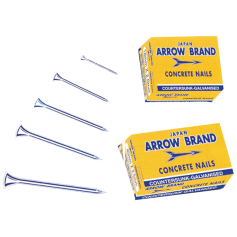 ARROW CONCRETE NAIL - WHITE