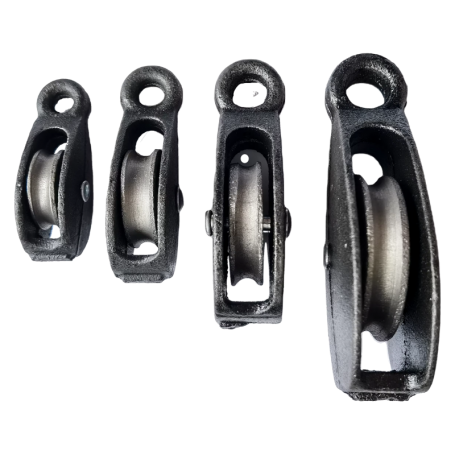 SINGLE CAST IRON STEEL PULLEY BLOCK 单黑力罗