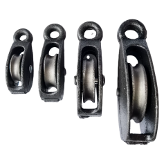 SINGLE CAST IRON STEEL PULLEY BLOCK 单黑力罗