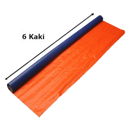 BLUE & ORANGE CANVAS 6FT