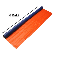 BLUE & ORANGE CANVAS 6FT