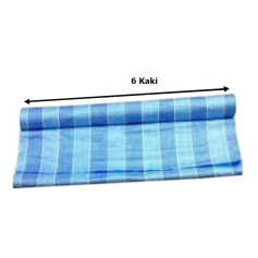 BLUE & WHITE CANVAS (6FT X 12Y)