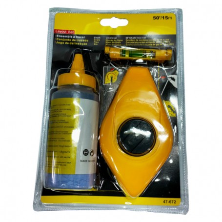 CHALK LINE REEL SET 47-672 (3 pcs)