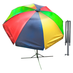 MY ROUND UMBRELLA C/W STAND (Made in Malaysia) 6.8KG 7'