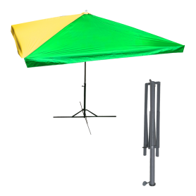 MY SQUARE UMBRELLA C/W STAND (Made in Malaysia) 10.5KG 8'