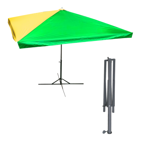 MY SQUARE UMBRELLA C/W STAND (Made in Malaysia) 10.5KG 8'