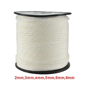 BRAIDED FIBRE ROPE (WHITE MOTOR TWIST)