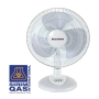 BOSSMAN TABLE FAN - WHITE (BTF121WE 12" BTF161WE 16")