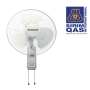 BOSSMAN WALL FAN 3-SPEED CHOICES - WHITE (BWF161WE 16")