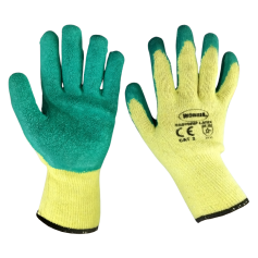 WORKER POLYESTER GLOVES WITH NITRILE COATING - SIRIM W558L Size