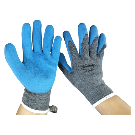 WORKER RUBBER COATED COTTON GLOVES - SIRIM G1800
