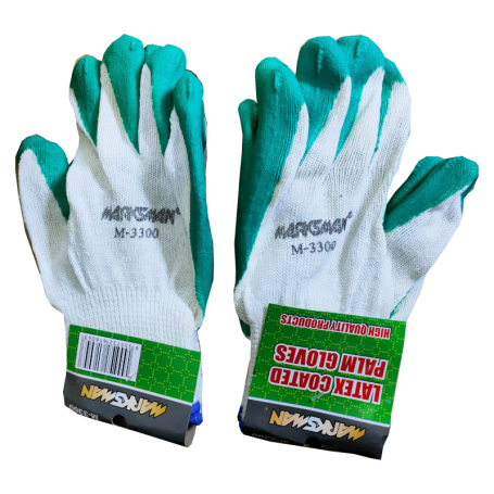 MARKSMAN GLASS COTTON GLOVES - Heavy Duty No: 3300