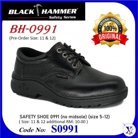 BLACK HAMMER SAFETY SHOES - CLASSIC