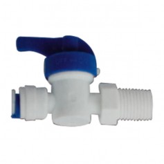 EZ WATER FITTING STRAIGHT MALE CONTROL VALVE