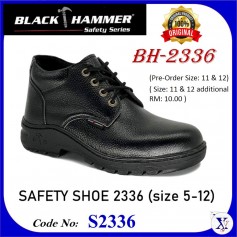 BLACK HAMMER SAFETY SHOES - ANKLE CUT 2000 SERIES BH-2336