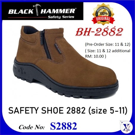 BLACK HAMMER SAFETY SHOES - MID CUT 2000 SERIES BH-2882