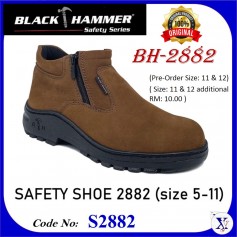 BLACK HAMMER SAFETY SHOES - MID CUT 2000 SERIES BH-2882