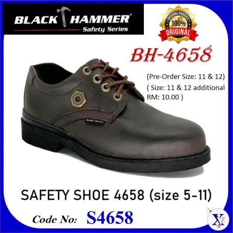 BLACK HAMMER SAFETY SHOES - LOW CUT 4000 SERIES BH-4658