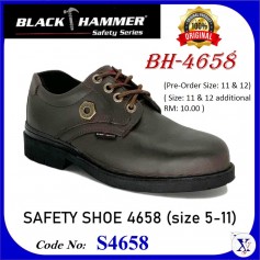 BLACK HAMMER SAFETY SHOES - LOW CUT 4000 SERIES BH-4658