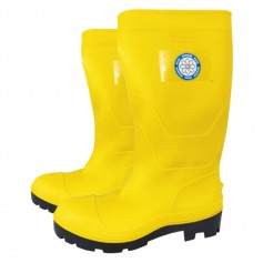 SAFETY RAIN BOOTS WITH STEEL TOE & STEEL PLATED - 9000 (SIRIM,DOSH)