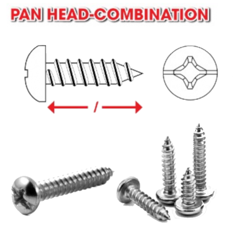 PAN HEAD SELF TAPPING SCREW (Price per 1box)
