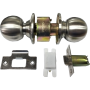 AMAN ROUND DOOR LOCK - KNOB LOCKS PASSAGE 3873SS