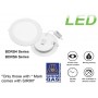 BOSSMAN LED DOWNILIGHT - ROUND DAYLIGHT 6500K 6" X 18W DL