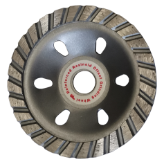 BADAK TURBO DIAMOND CUP WHEEL SILVER 4" 100mm