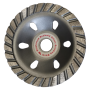 BADAK TURBO DIAMOND CUP WHEEL SILVER 4" 100mm