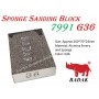 SPONGE ABRASIVE BLOCK (SPONGE SANDING BLOCK) G 36