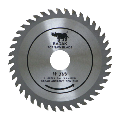 BADAK TCT SAW BLADE - W300 4" X 40T FOR WOOD
