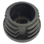 BLACK PVC ROUND CAP - IN