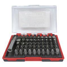 BOSSMAN SCREWDRIVER BIT SOCKET SET (PH, SL, HEX, TORX, PZ) 61 PCS