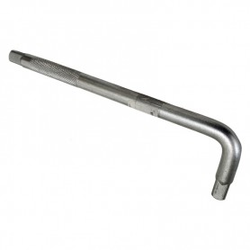 CHROME BOX SOCKET L-HANDLE 1/2" X 10"