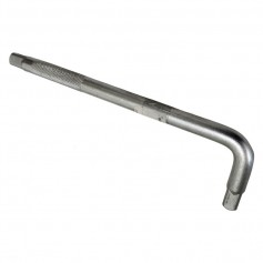 CHROME BOX SOCKET L-HANDLE 1/2" X 10"
