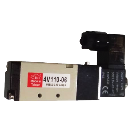SUN-RISE 4V210-06 SOLENOID VALVE - SINGLE 1/8" X 5/2way 200 SERIES