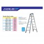 EVERLAS DOUBLE SIZE ALUMINIUM LADDER 双边米良梯