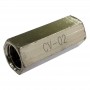 ONE WAY CHECK VALVE - 1/8", 1/4", 3/8", 1/2"