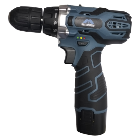 MOSTAZ 14V CORDLESS DRILL WITH 2x Battery Li-ion 1.5Ah & 1x 14V Charger (MS14.4EC)