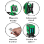 BOSSMAN LASER LEVEL MACHINE - GREEN LIGHT 10mw BLL-12 不包脚 (12 LINE)
