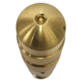 ABT HEAVY DUTY BRASS GARDEN HOSE NOZZLE - STRAIGHT (MT-319)