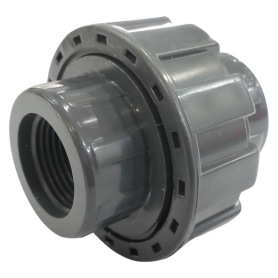 HEAVY DUTY PVC UNION WITH THREAD - TE PVC-有 牙 (1/2" - 2")
