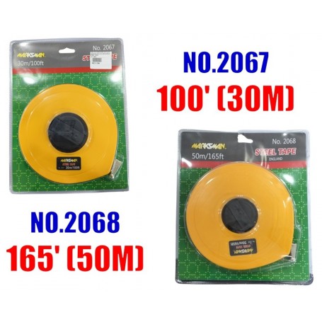 30M/50M MASKMAN ROUND STEEL MEASURING TAPE