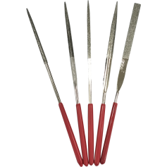 (140mm X 3mm) DIAMOND FILE SET  (5PCS)